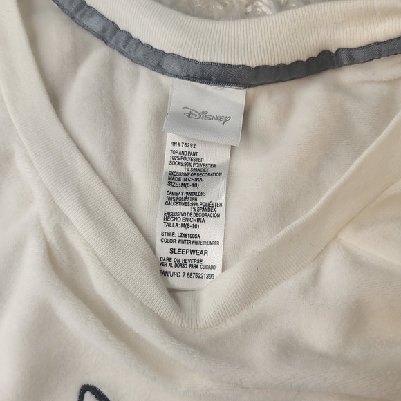 Disney Pajama Set,Bambi,Pants & Top,Girls Medium(8-10) but fits 2 sizes larger - Picture 10 of 10